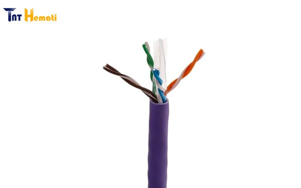 کابل شبکه CAT6 UTP برندرکس تست فلوک طول 305 متر