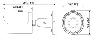 دوربین تحت شبکه بولت داهوا مدل DH-IPC-HFW1230SP1