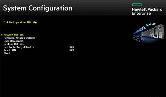 اتصال به سرور Network Options