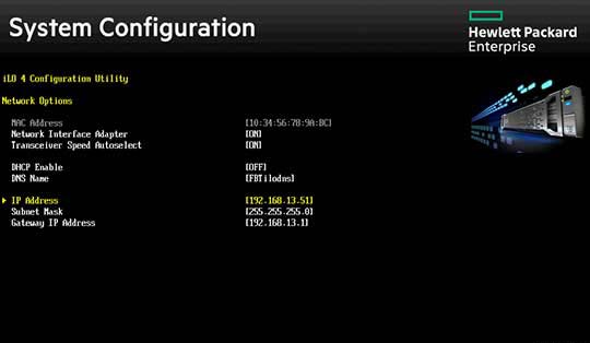 اتصال به سرور IP address و Subnetmask