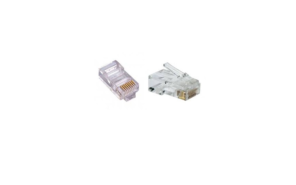 سوکت-شبکه-CAT5-UTP-RJ45-برند-AMP سوکت شبکه CAT5 UTP RJ45 برند AMP