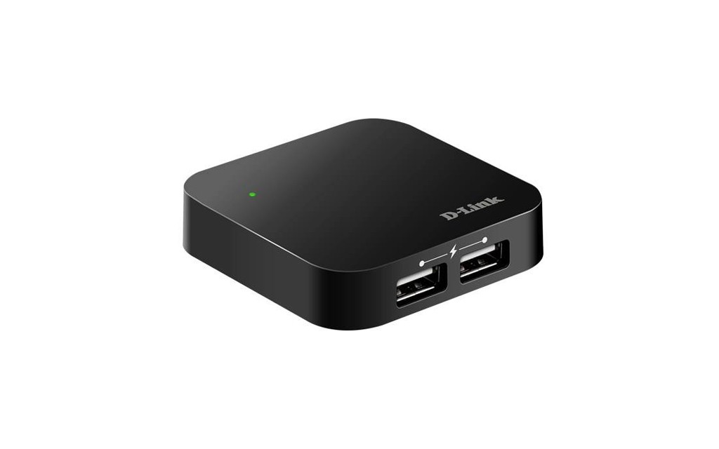 هاب-4پورت-دیلینک هاب 4 پورت USB 2.0 دی لینک مدل DUB-H4